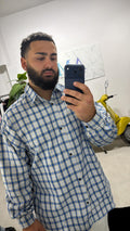 CAMICIA OVER BLU