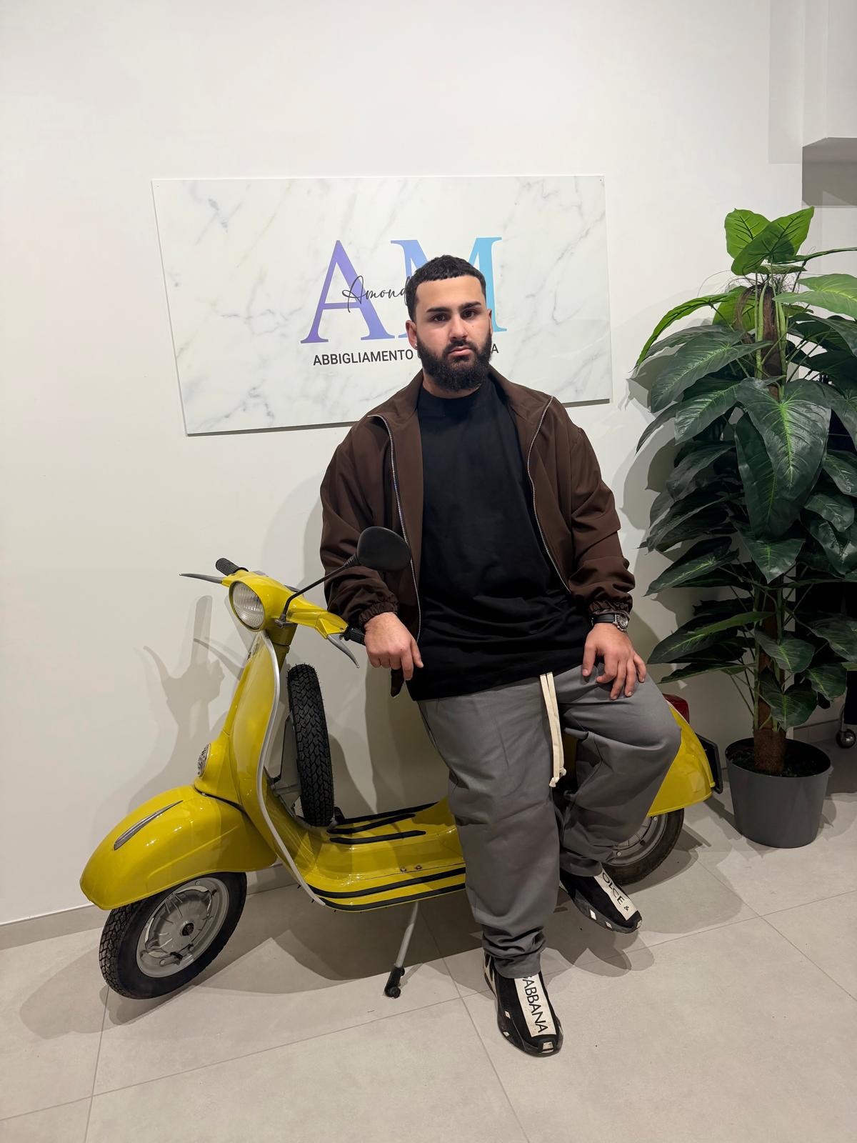 GIACCA BOMBER  MARRONE